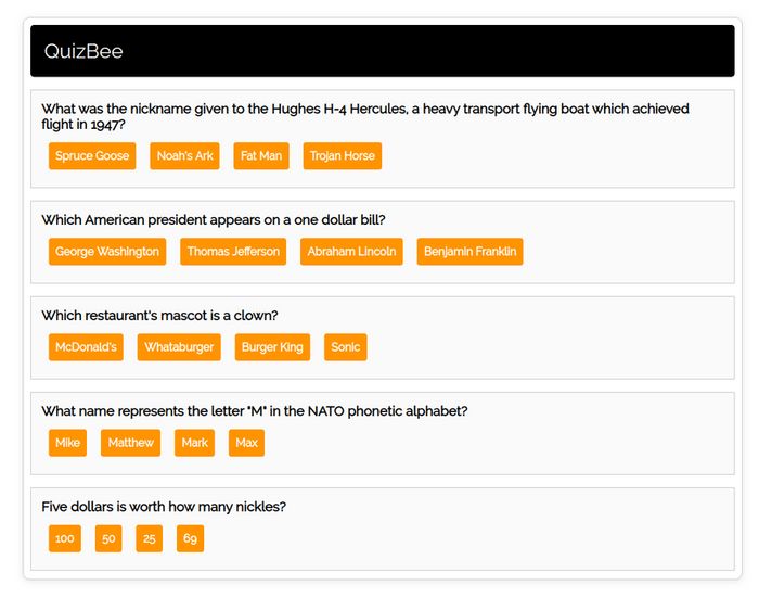Quiz-B App